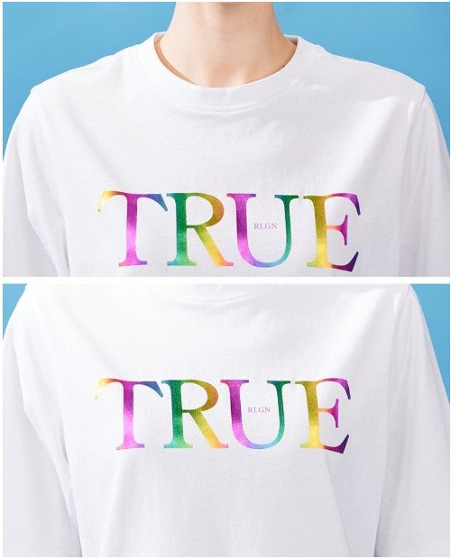  트루 릴리전 여자 반팔티